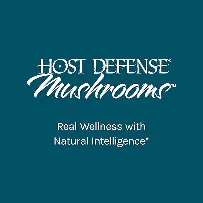 Host Defense Reishi Capsules - Heart & Immune Health Support Supplement - Mushroom Supplement to Support Energy & Vitality - Reishi Supplement to Aid Overall Well-Being - 60 Capsules (30 Servings)*