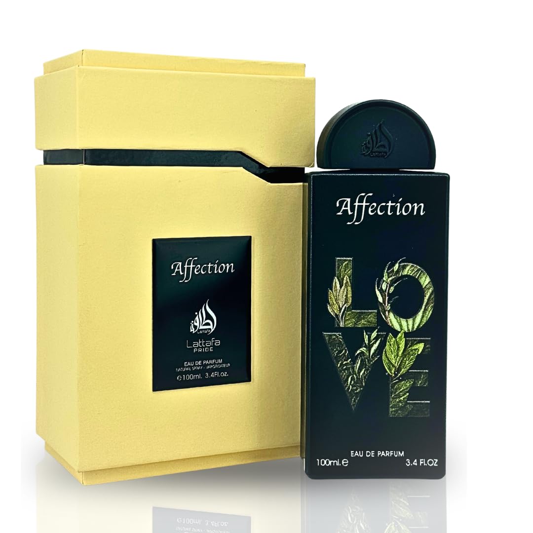 Lattafa Pride Affection Eau de Parfum Spray for Unisex, 3.4 Ounce
