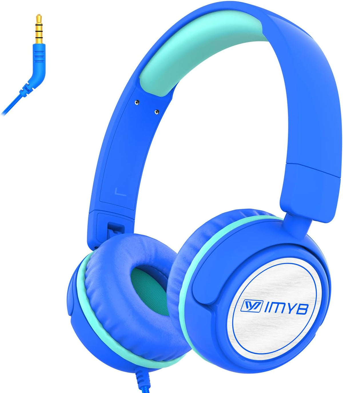 IMYB V1 Kids Headphones with 85dB Safe Volume, Adjustable Fit for Ages 2-12, Ideal for School & Travel