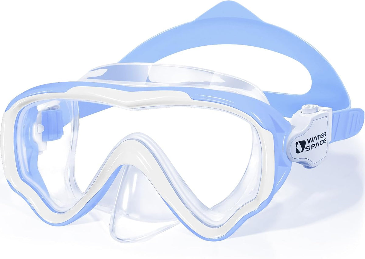 Water Space Kids Swimming Goggles Swim Mask with Nose Cover for Kids Youth 3-15, Anti-Shattered Lens UV Protection No-leak