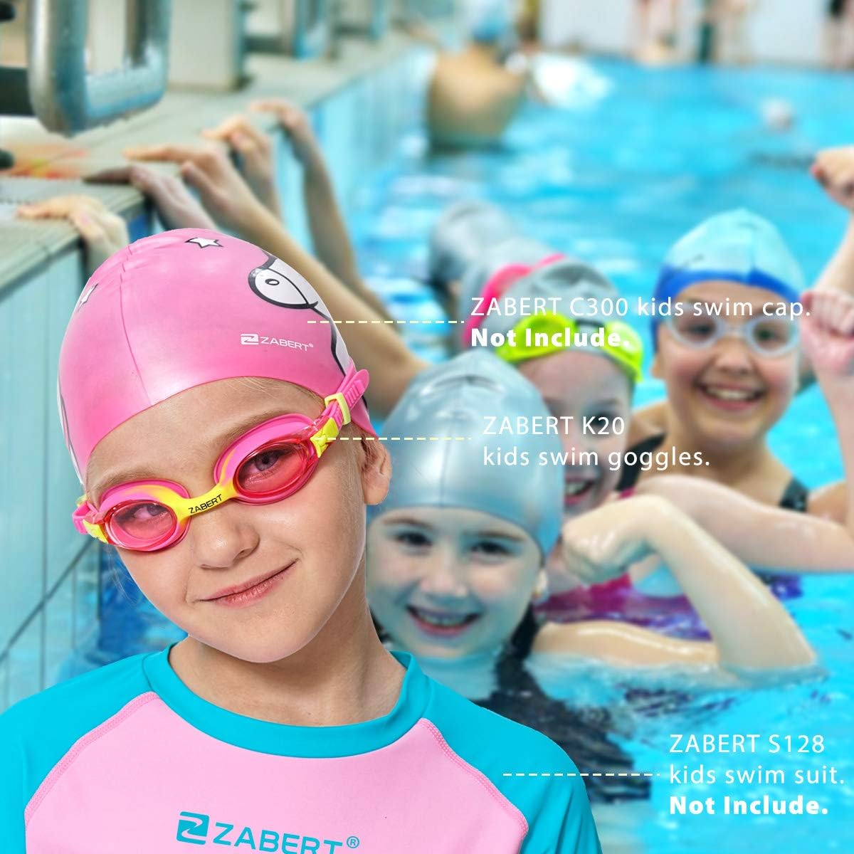 3 Pack Kids Goggles for Swimming, Anti-fog for Age 3-10 Years, K20 | 3 pack kids swim goggles for kids age 3 4 5 6 7 8 9 10 years old toddler girls boys junior jr childrens child little