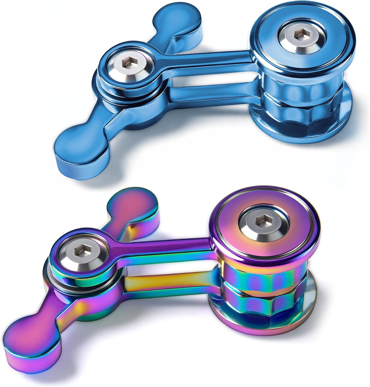 Fidget Spinner for Adults, Metal Silent Figette Office Desk Toy Quiet Cool Gadgets Gifts for Teen Boys Kid Anxiety Stress Relief Calm Down Sensory Autism Autistic ADHD Airplane Travel Need Must Have