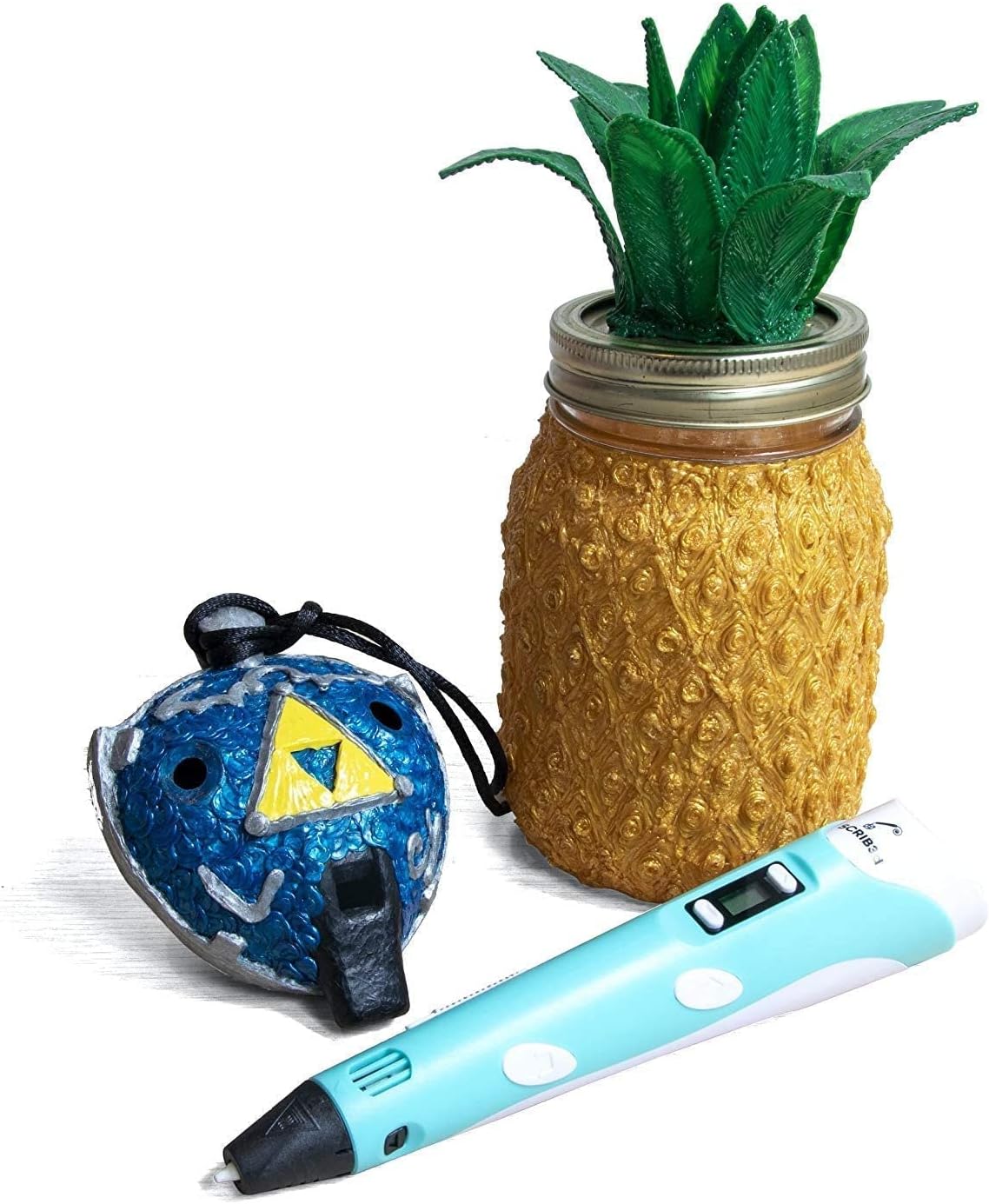 SCRIB3D P1 3D Printing Pen with Display and Starter Colors