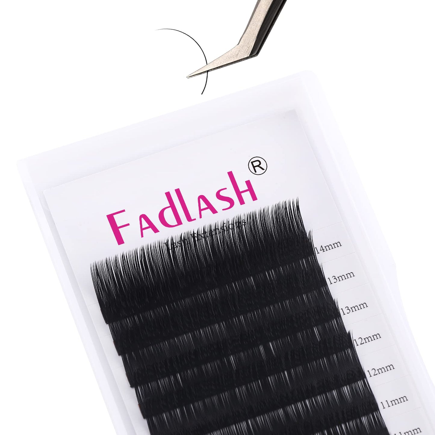 Individual Eyelash Extensions 0.15 D Curl 8-14Mm Cassic Lash Extensions Mixed Tray Silk Single Lashes Extension Supplies (0.15-D