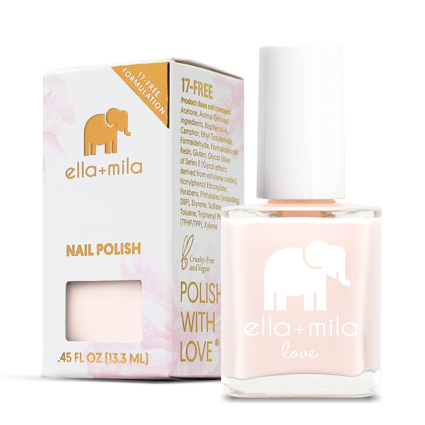 Ella+Mila Professional Nail Polish - Quick Dry Nail Polish - Long-Lasting & Chip Resistant Formula (Love Collection - Lust In Lo