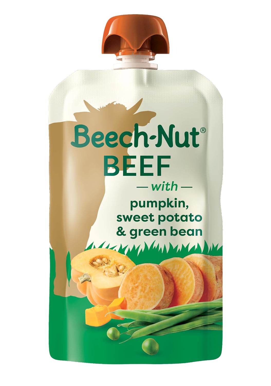 Beech-Nut Meat Baby Food Jars, Chicken & Chicken Broth Puree, 7g Protein, Stage 1 Baby Food for Babies 4 Months and Up, 2.5oz Glass Jars, 10ct