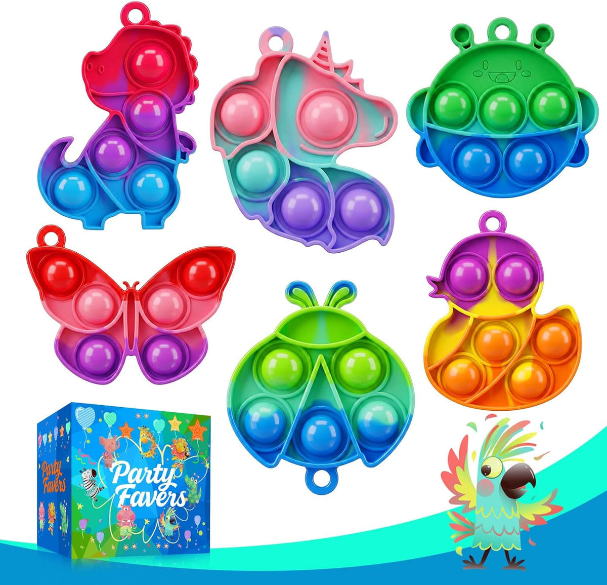 240-Pack Fidget Toys Assortment: Kids & Adult Stress Relief Sensory Toys, Christmas Stocking Stuffers, Birthday Gifts