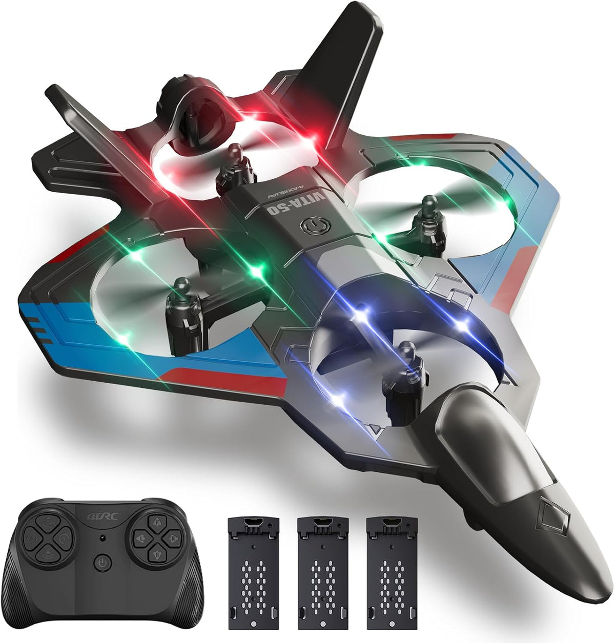 4DRC RC Planes Remote Control Airplanes for Kids and Adults, Easy to Fly with 360° Flip and Altitude Hold