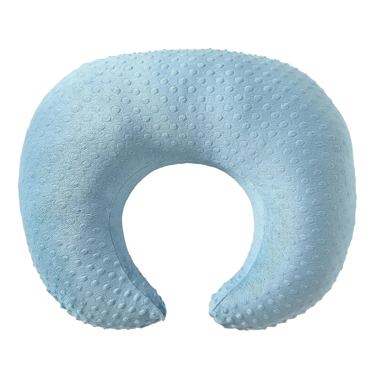 ESEN Nursing Pillow and Body Positioner for Breast Feeding and Bottle Feeding, Ultra Soft Baby Breastfeeding Pillows with Removable Nursing Pillow Cover for More Support for Mom and Baby (Blue)