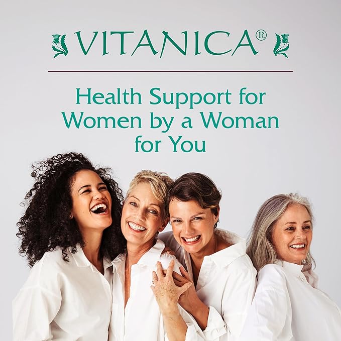 Vitanica Ginkgo - Brain Health Supplement - Supports Blood Flow & Circulation in Women & Men - Herbal Supplement That Uses Ginkgo Extract & Leaf - Lady - 90 Capsules