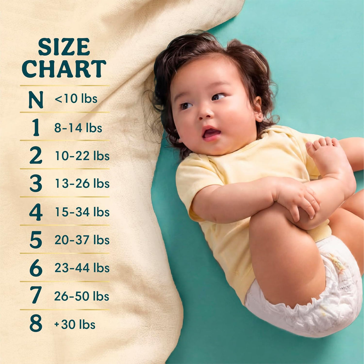 Pampers Swaddlers Diapers, Size 1 (8-14 lbs), 198 Count, Fragrance Free, Hypoallergenic, Absorbent, Pediatrician Recommended, Skin Safe