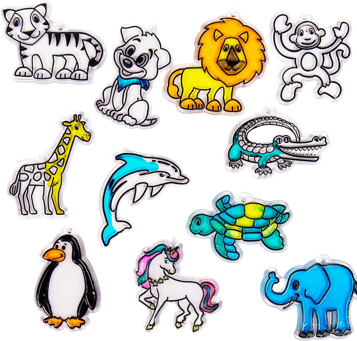 Made By Me Create Your Own Window Art, Paint Your Own Suncatchers, DIY Arts & Crafts Idea, Craft Kits for Kids, Crafts for Kids & Toddlers, Toddler Arts and Crafts