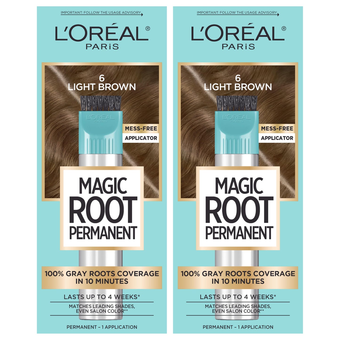 L'Or Al Paris Root Rescue Light Brown 6 2Pk