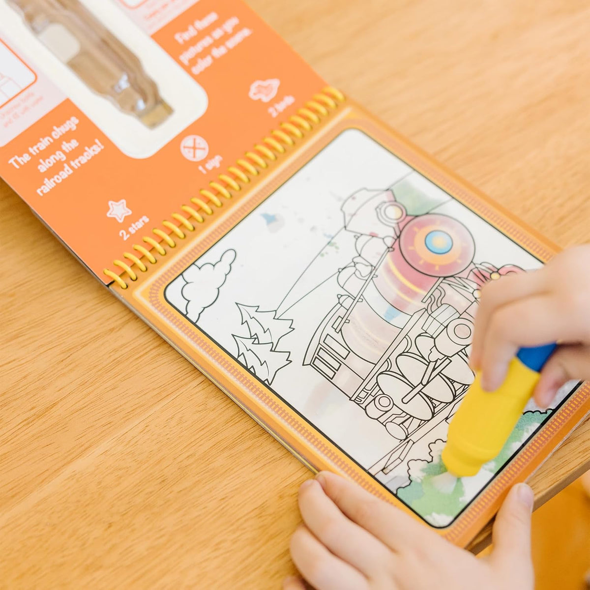 Melissa & Doug On The Go Water Wow! Mess Free Coloring Book, Reusable Water-Reveal Activity Pad, Vehicles, Travel Toys, Party Favors, for Toddlers & Kids Ages 3+ - FSC Certified