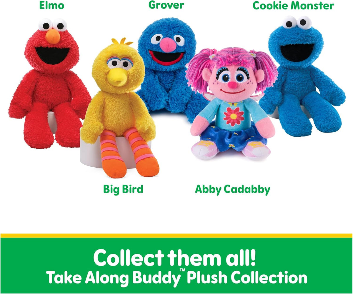 GUND Sesame Street Official Abby Cadabby Take Along Buddy Plush, Muppet Doll, Premium Plush Toy for Ages 1 & Up, Pink, 13”
