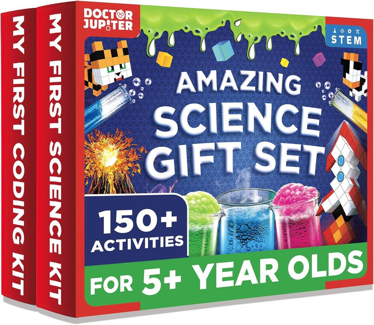 Doctor Jupiter My First Science Kit for Kids Ages 4-8 with 50+ Experiments and Fun STEM Learning