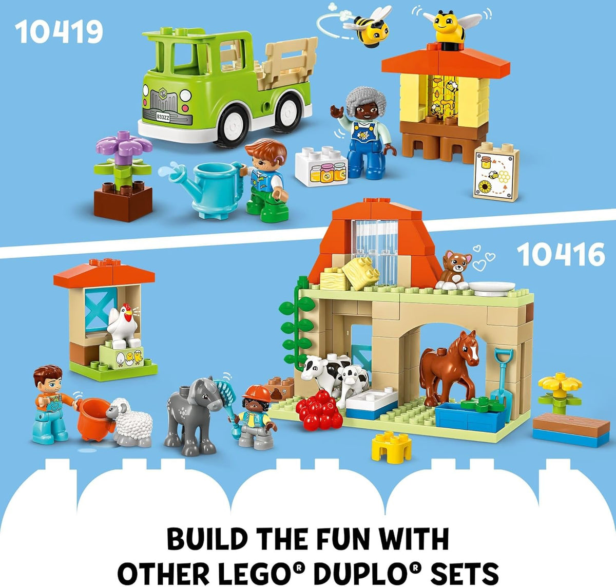 LEGO DUPLO Town Caring for Bees & Beehives Preschool Kids' STEM Learning Toy, 10419