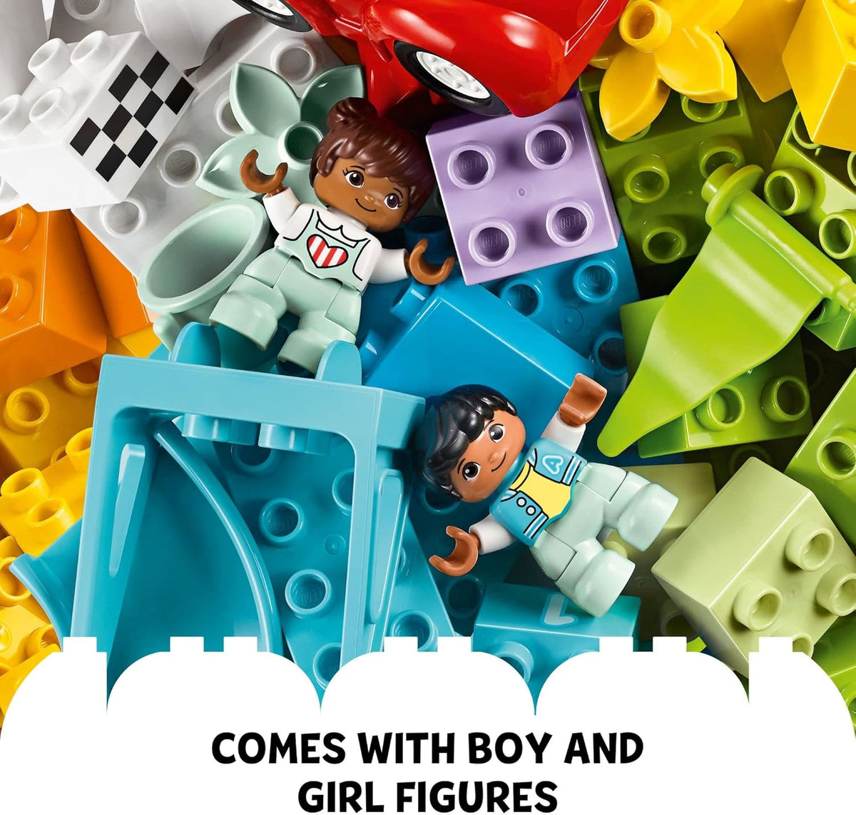 LEGO DUPLO Classic Deluxe Brick Box Building Blocks - Learning & Educational Toys for Toddlers, Preschool, Ages 1.5+ Years - Gift for Birthdays - Develop Fine Motor Skills - 10914