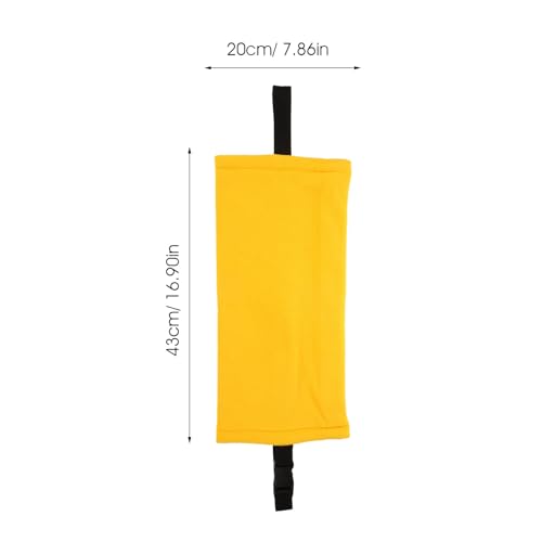 VILLCASE Portable Reptile Carrier Bag Adjustable Sling Small Pet Shoulder Bag for Lizards Guinea Pigs Outdoor Travel Yellow