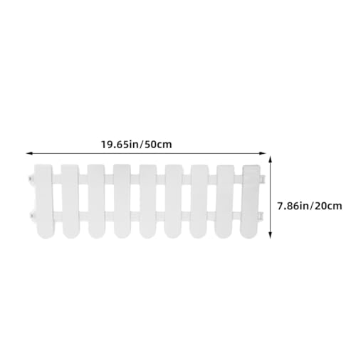 4pcs Tortoise Enclosure Fence Outdoor Pet Playpen Plastic Portable Reptile and Rabbit Safety Pen 50cm X 20cm for Garden Grass Grazing and Sunbathing