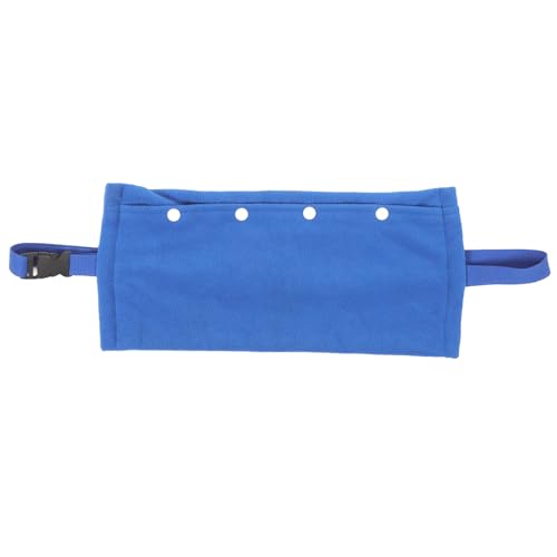 PRETYZOOM Reptile Sling Carrier Portable Pet Traveling Pouch with Adjustable Strap Blue Small Travel Bag for Bearded Dragon, Lizard, Guinea Pig Outdoor Use