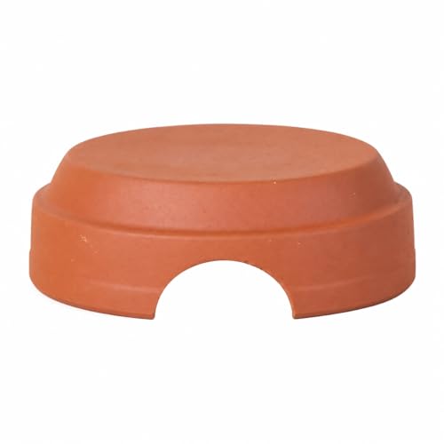 Terracotta Snake Hide, Reptile Hide Cave for Geckos Scorpions, Terrarium Decor Reddish Brown 100g, Average Reptile Hide (Diameter - size: average Reptile Hide (Diameter