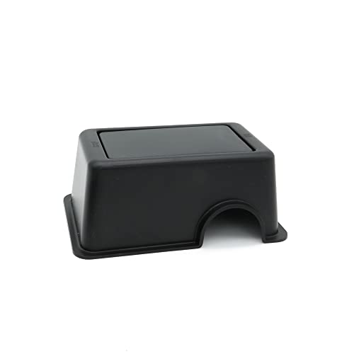 Reptile Hide Box Snake Hide Feel Secure and Safe, Gecko Hide (Black, Small 2 Pcs) - size: Small 2 Pcs