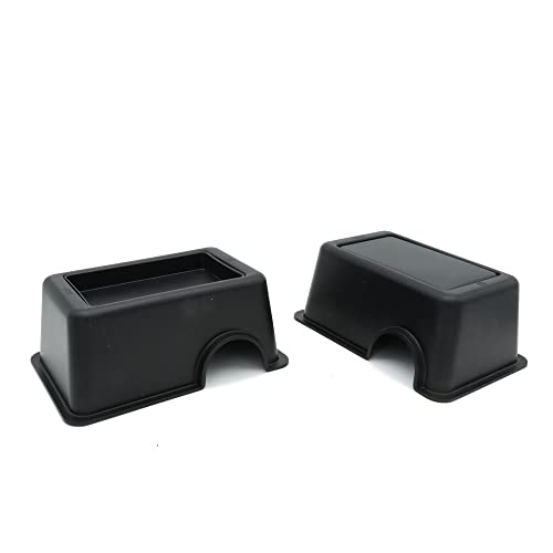 Reptile Hide Box Snake Hide Feel Secure and Safe, Gecko Hide (Black, Small 2 Pcs) - size: Small 2 Pcs