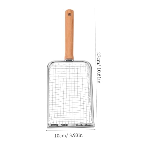 Toyvian Cat Litter Scoop with Handle Non Stick Poop Shovel for Easy Cleaning for Cat Litter and Reptile Waste Practical Pet Tool