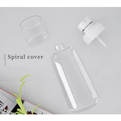 Refillable Cosmetic Spray Bottles for Fine Mist Plastic Empty Clear Refillable Travel Container Essences Rose Water Mister (2 Ounce,60ML) - color: 60ml/2oz