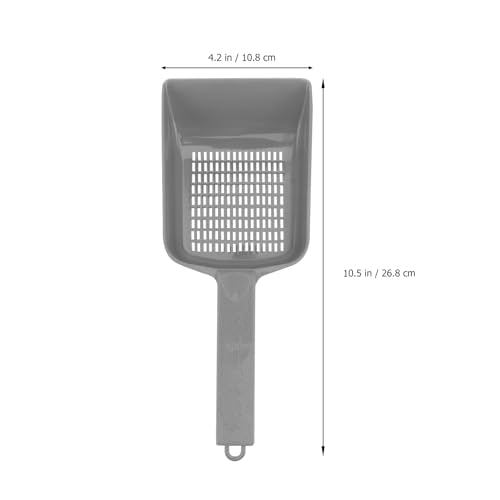 2Pcs Reptile Sand Shovels Mesh Sifters Plastic Excrement Cleaning Shovels for Terrarium Substrate Maintenance, Reptile Box Corner Scoops for Lizard and Desert Habitat