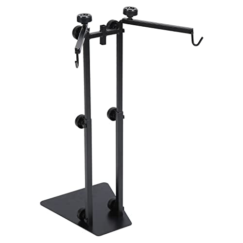 Reptile LAMP Stand Adjustable Metal Light Stand for Terrarium Double Hook