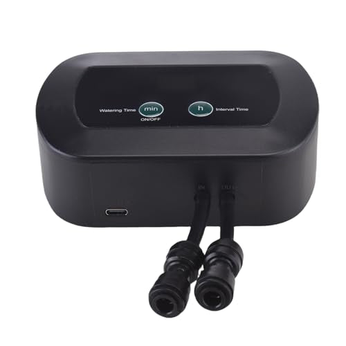 Smart Automatic Watering System, USB Rechargeable 360° Adjustable Nozzles Self Watering Device with Timer for Reptile Terrariums Indoor Plants