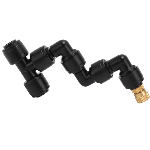 Reptile Misting System, Timer Mist Easy to Simulates Rainfall Automatic Misting System for Office (10m 4 Sprinkler Head)