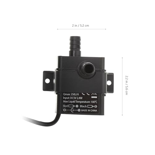Happyyami Miniature Brushless Dc Water Pump 5v Submersible Micro Aquarium Fountain Pump for Fish Tank and Pet Drinking Fountain 2m Lift Height