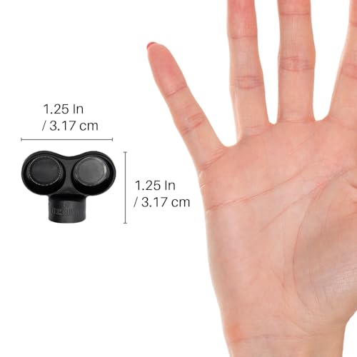 Pangea Microdish Kit for Micro Gecko Food, Mini Water Bowl for Tiny Reptiles and Other Small Pets, Magnetic Attachment Dots Included 1.25in (XS Dual Surface Mount) - size: XS Dual Surface Mount