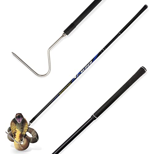 44 inch Snake Hook Catcher Stick Tongs Grabber Handling Tool Kit for Rattlesnakes Python Copperhead Removal Catching