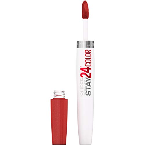 Maybelline New York Maybelline Super Stay 24 2-Step Long Lasting Liquid Lipstick And Lip Balm, Bronzed Dream, 1 Kit, 920 Bronzed