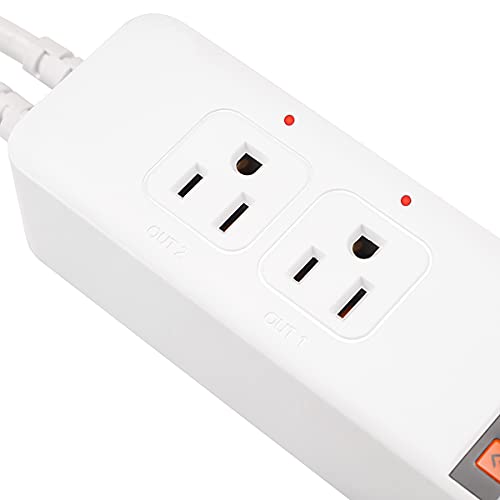 Attic Fan Thermostat Controller Temperature Switch Plug Outlet for Seedlings, Germination, Rooting, Greenhouse, Fermentation, Reptile, Terrarium Heating Mats