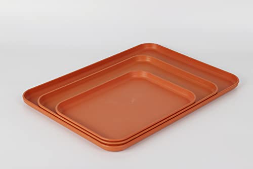 Reptile Large Water Dish, Tortoises Food Bowl - S (9.5 * 6.7 * 0.6) - size: S