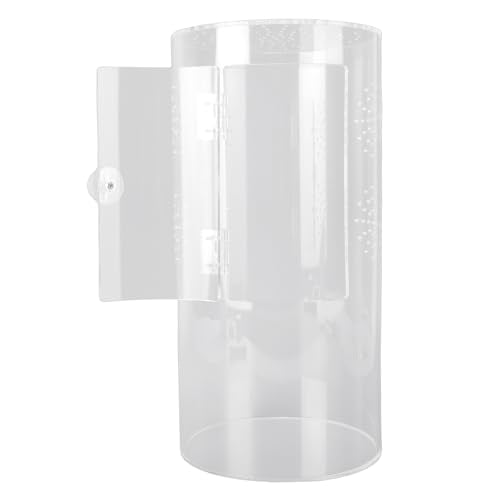 Zunate Acrylic Reptile Enclosure, Transparent Terrarium for Jumping Spiders, Front Opening Design with Excellent Ventilation and Rugged Build