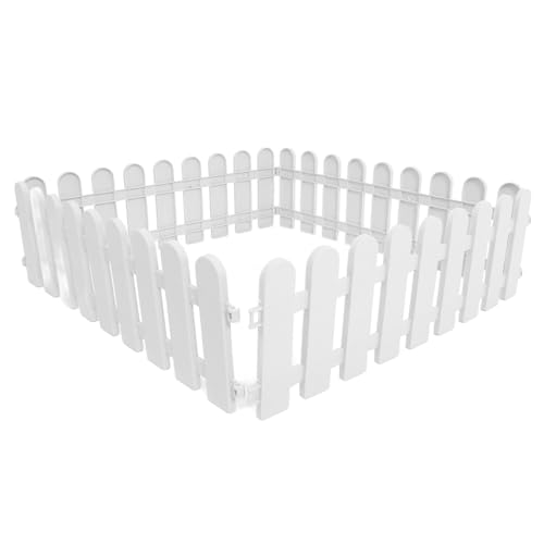 4pcs Outdoor Plastic Turtle Playpens Pet Enclosures Easy to Install Reptile Isolation Fences for Safe Tortoise Exercise and Grazing