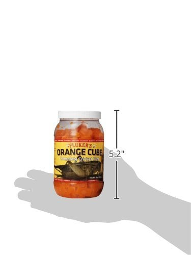 Fluker's Orange Cube Complete Cricket Diet, Gut Load Food for Feeder Insects and Live Crickets, Provides Vitamins, Minerals, and Hydration, 12 oz - size: 12 Ounce (Pack of 1)
