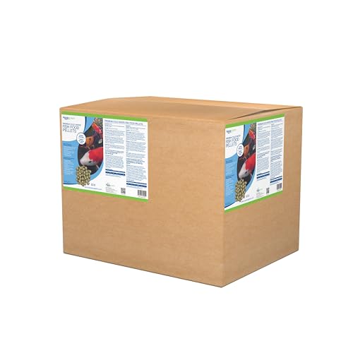 Aquascape 81004 Premium Cold Water Fish Food Pellets for Large Pond Fish, Large Pellet, 44 Pounds - size: 1 Ounce (Pack of 1), style: Large Pellet