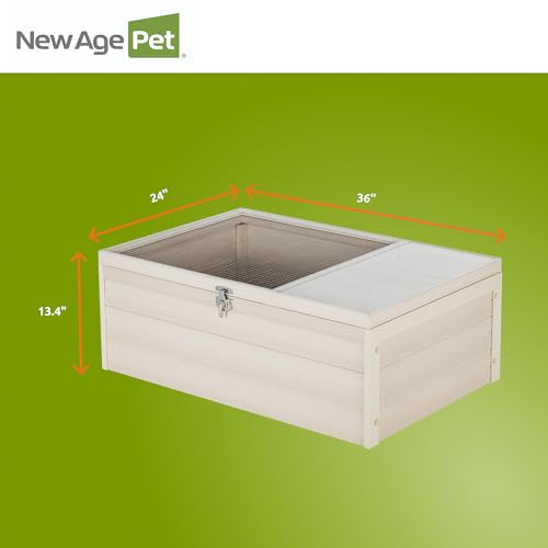 New Age Pet ECOFLEX Tortoise House, Durable Outdoor Tortoise Shelter, Weather-Resistant & Easy to Clean - style: Classic
