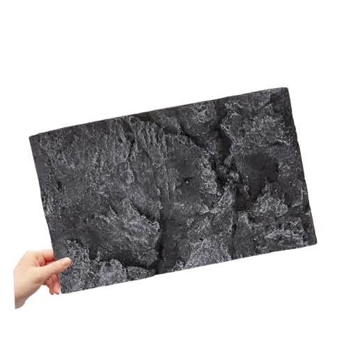 Garneck Big Turtle Tank Background Board 3D Reptile Tank Accessory Reptile Tank Decorative Panel