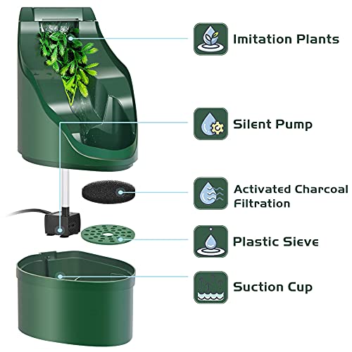 Chameleon Feeding Kit, Come with a Hookable Feeding Bowl and a Reptile Water Feeder, Perfect for Leaving Your pet Whilst on Vacation