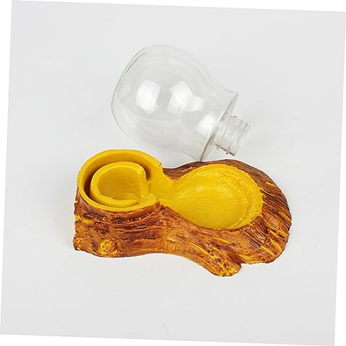 DECHOUS Amphibians Reptile Automatic Water Feeder Smooth Surface Drinking Fountain for Tortoise Lizard Other Reptiles Easy Clean Resistant Durable Design