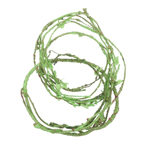 Toddmomy Decorative Reptile Vine Flexible Artificial Plant for Terrariums and Reptile Tanks Climbing Accessory for Lizards Geckos and Chameleons and Stylish Home Decor