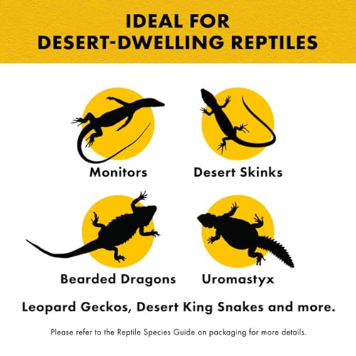 Zilla Desert Bedding, Substrate for Reptile Terrariums, Ideal for Bearded Dragons, Uromastyx, and More, 25 Quarts